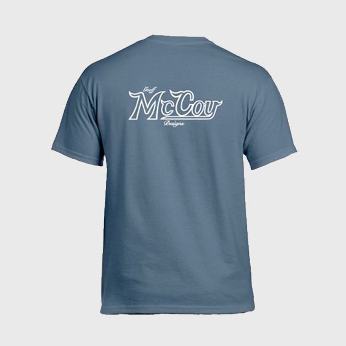 McCoy Logo Blue Tshirt - McCoy Surfboards